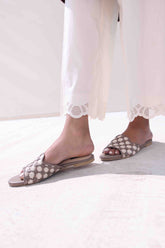 Ivory laser pants